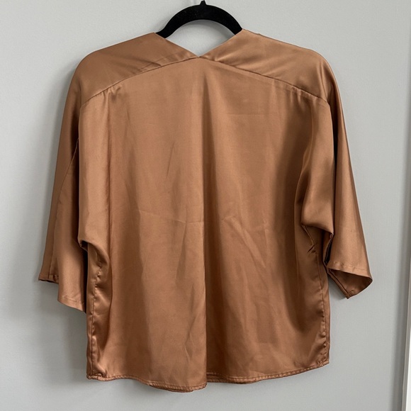 Banana Republic Tan Women's Blouse - Picture 3 of 4